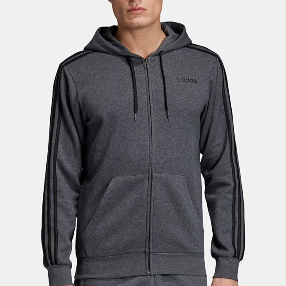✨2xHP✨adidas Essentials 3-Stripes FleeceZipHoodie✨